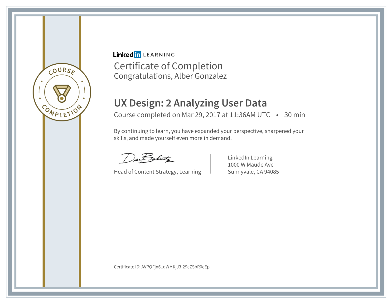 UX Design Data
